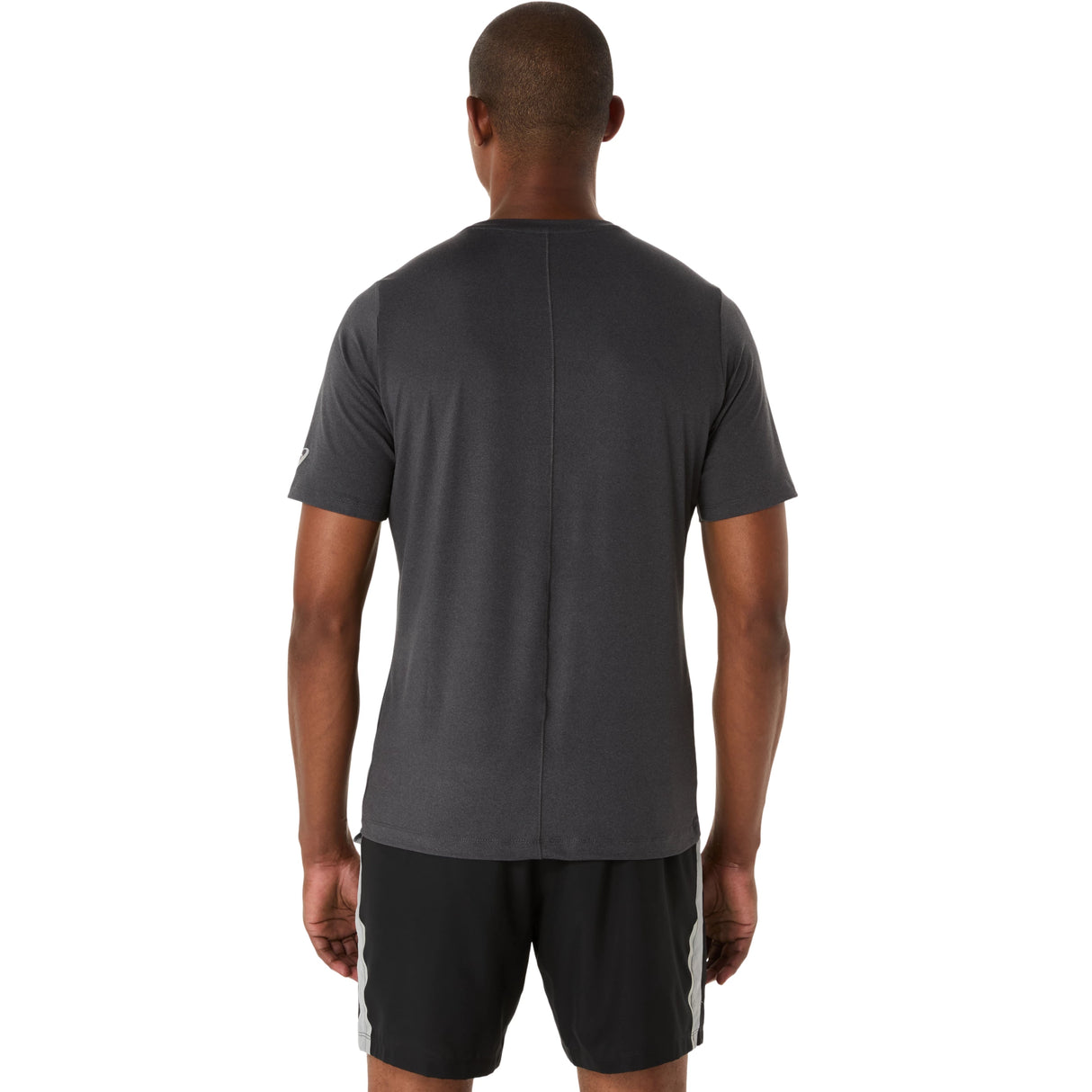 Asics Men's Short Sleeve Hthr Tech Top-2