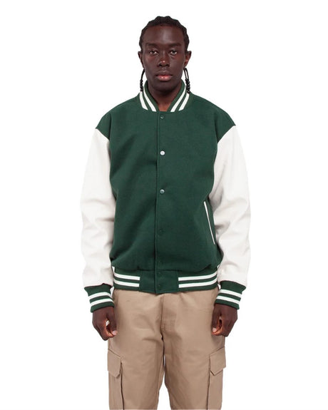 Shaka Wear Men's Letterman Jacket