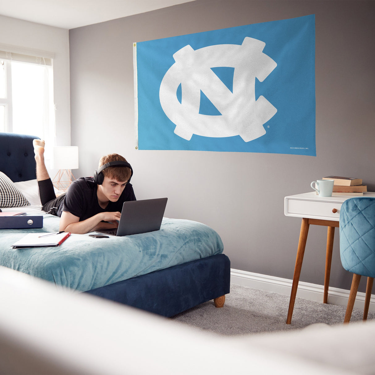 Rico Industries NCAA North Carolina Tar Heels Standard 3' x 5' Banner Flag-3