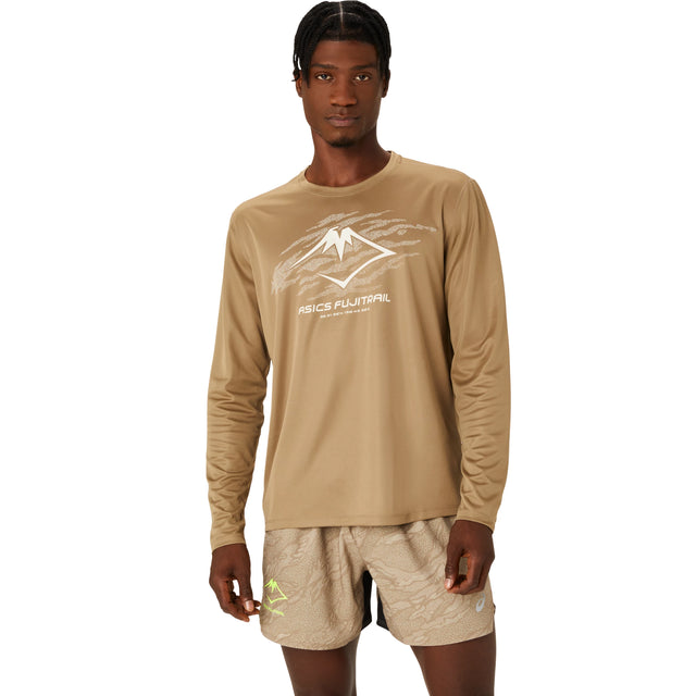 Asics Men's Fujitrail Logo Long Sleeve Top-1