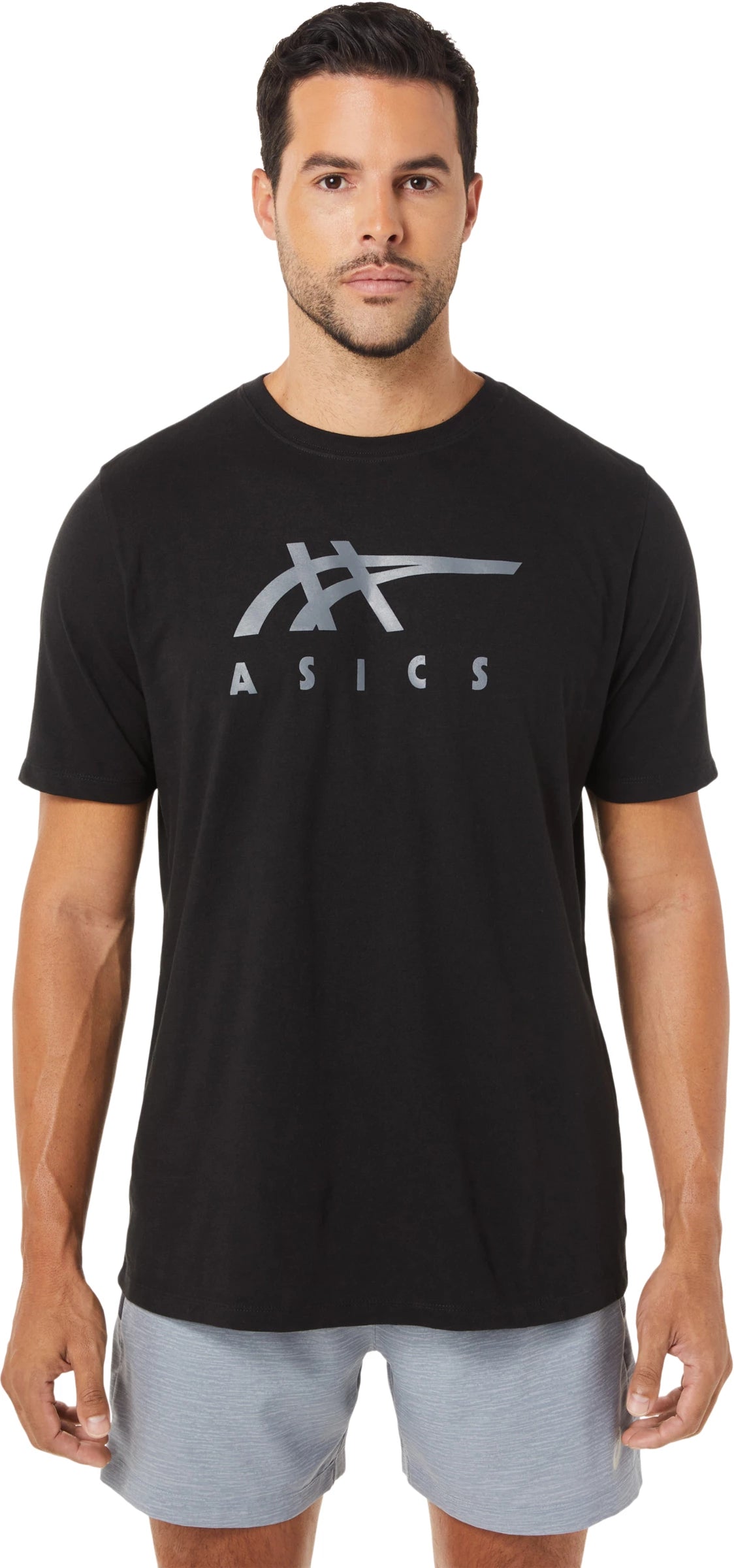 Asics Men's Stripe Short Sleeve Tee-2