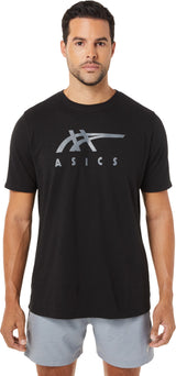 Asics Men's Stripe Short Sleeve Tee-2