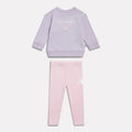 New Balance Infant & Toddler Script Graphic Crew & Leggings Set-1