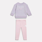 New Balance Infant & Toddler Script Graphic Crew & Leggings Set-1