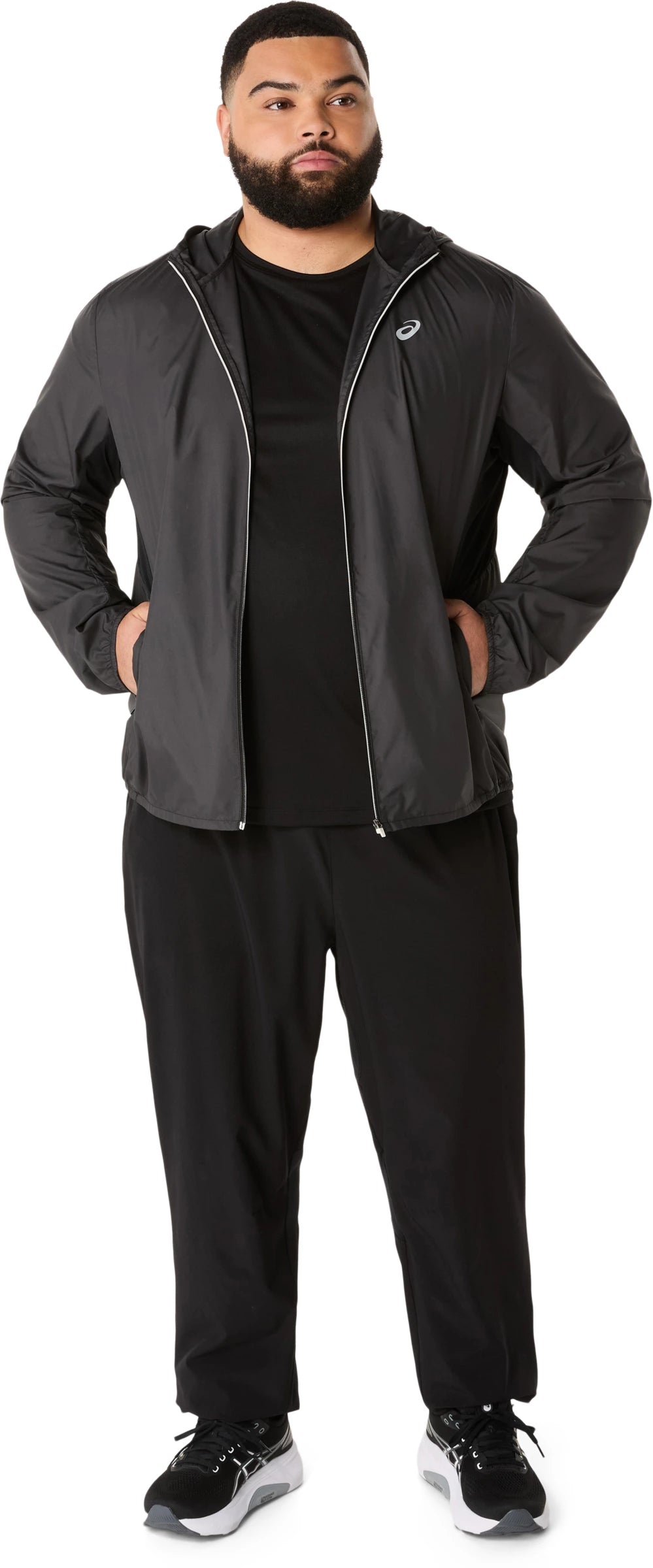 Asics Men's Silver Jacket-1
