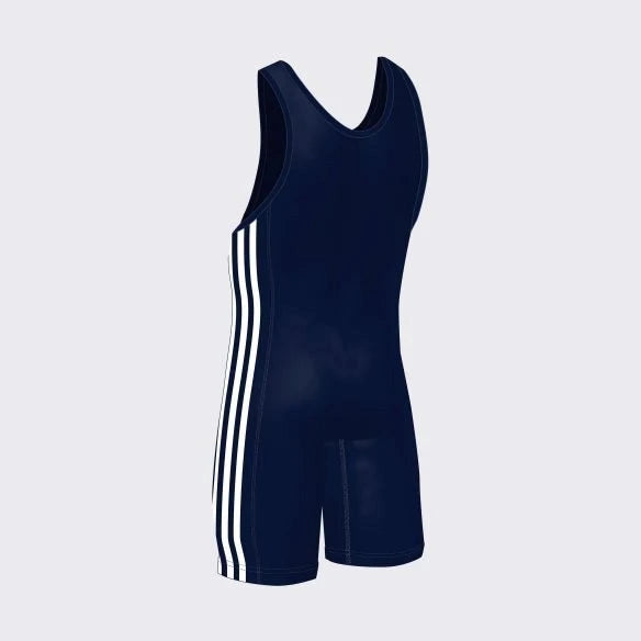 adidas Men's 3 Stripes Wrestling Singlet-2