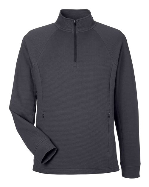 North End Men's Rhythm Waffle Quarter-Zip Pullover-1