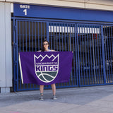 Rico Industries NBA  Sacramento Kings Standard - Purple 3' x 5' Banner Flag-4