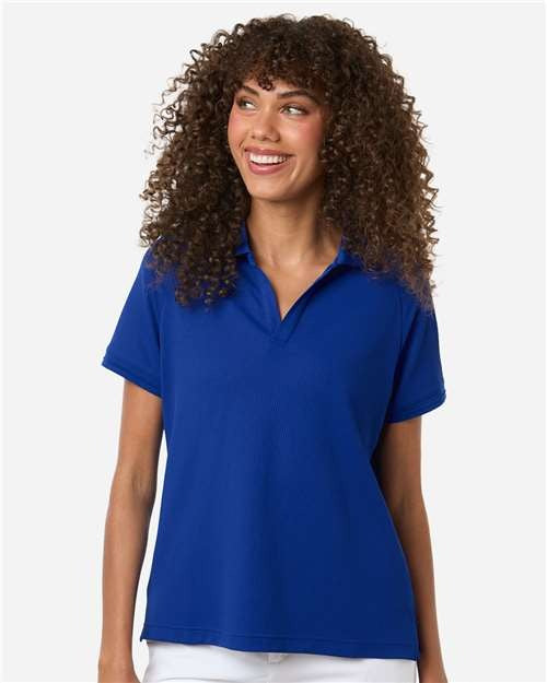 Team 365 Women's Topspin Stretch Grid Textured Polo-3