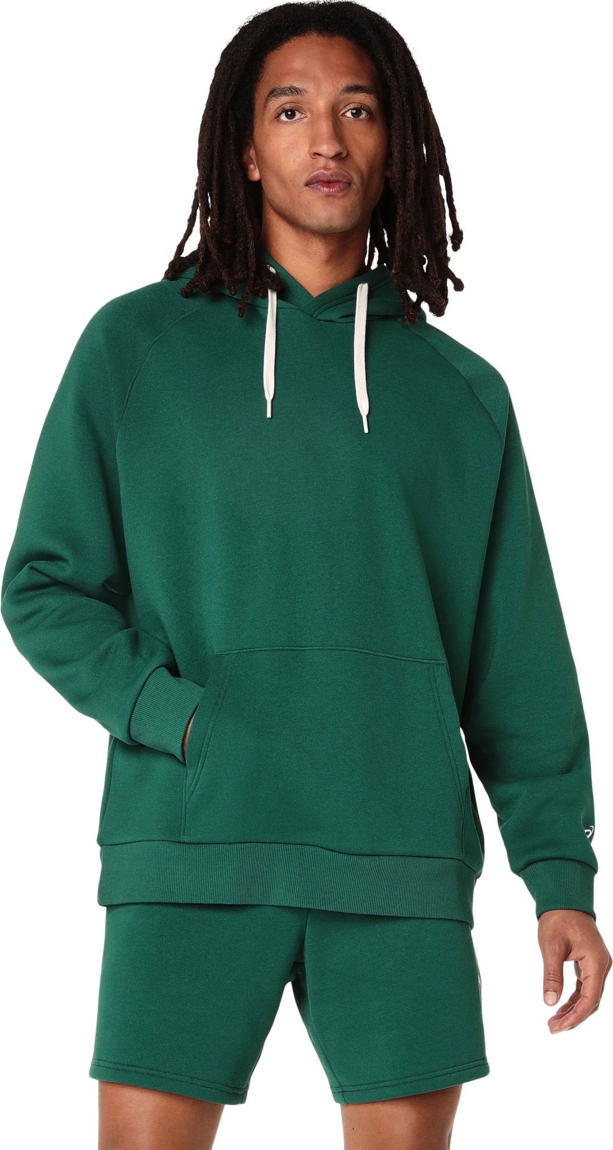 Asics Men's Fleece Relaxed Pullover Hoodie-1