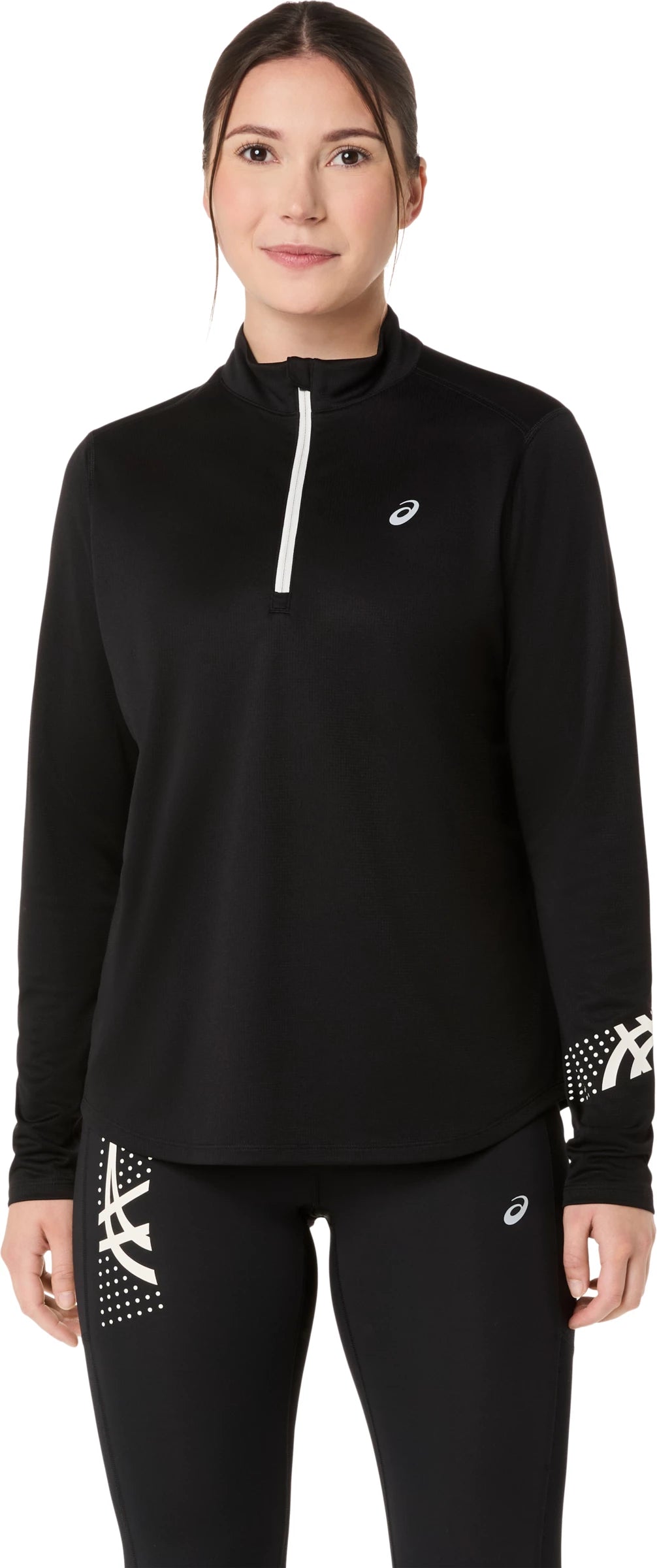 Asics Women's Icon 1/2 Zip Long Sleeve Top-1