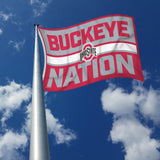 Rico Industries NCAA Ohio State Buckeyes Bold 3' x 5' Banner Flag-2