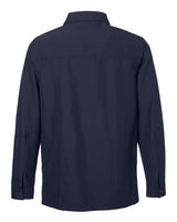 Harriton Men's Flex Twill Overshirt Jacket-2