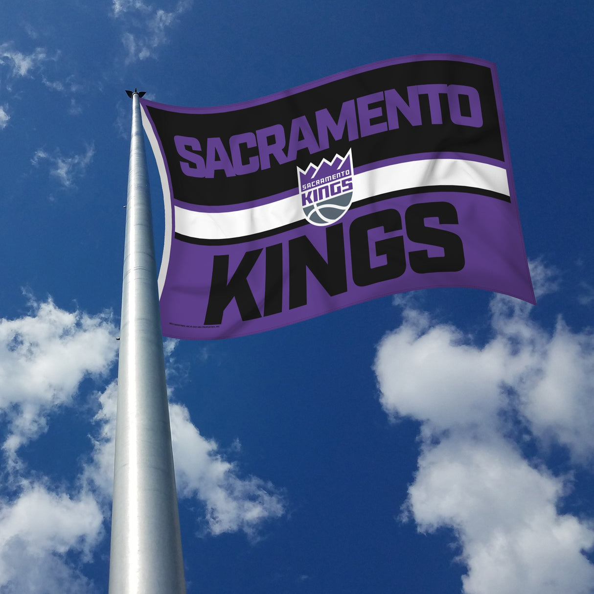 Rico Industries NBA  Sacramento Kings Bold 3' x 5' Banner Flag-2