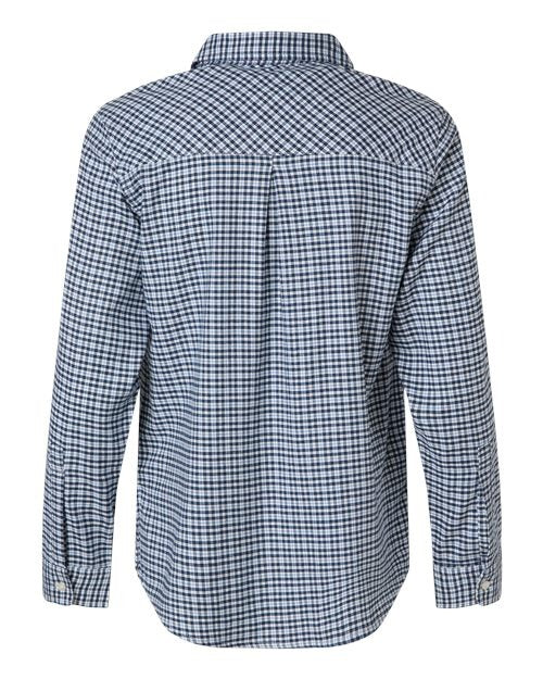 Devon & Jones Women's Concord Yarn-Dye Flannel Shirt-2