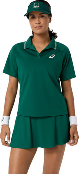 Asics Women's Game Polo Short Sleeve Top-1