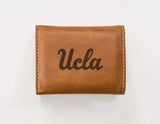 Rico Industries NCAA UCLA Bruins  Laser Engraved Faux Leather Trifold Wallet-1