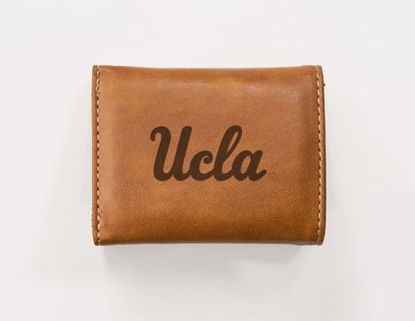 Rico Industries NCAA UCLA Bruins  Laser Engraved Faux Leather Trifold Wallet-1