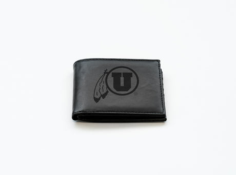 Rico Industries NCAA Utah Utes  Laser Engraved Billfold Wallet-2