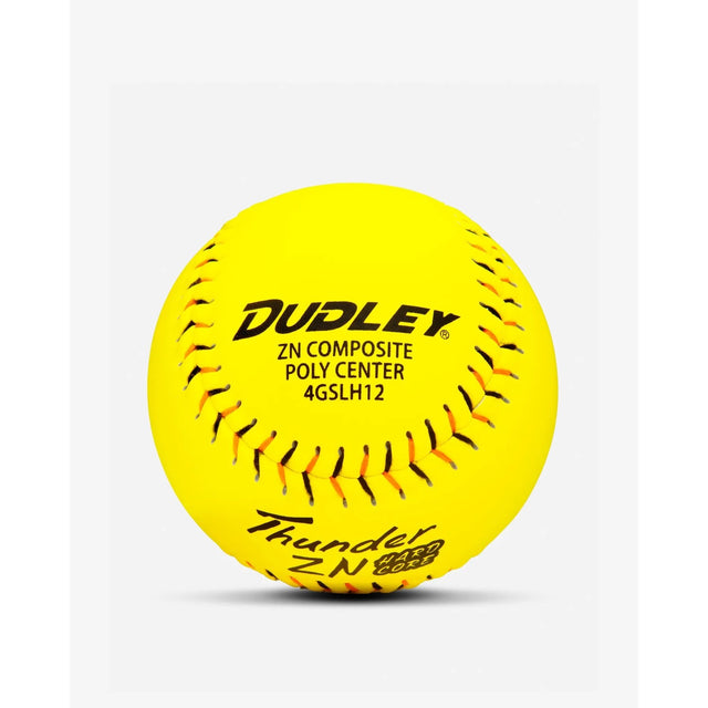 Dudley One Dozen GSL Thunder ZN Hard Core Composite Slowpitch Softballs-1