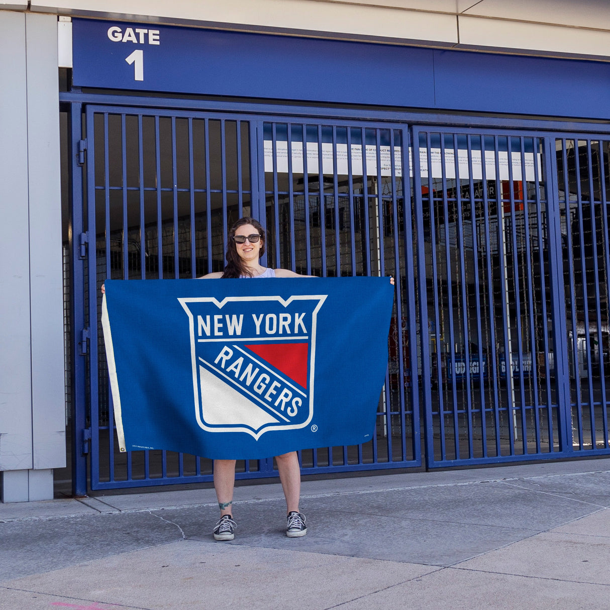 Rico Industries NHL  New York Rangers Standard 3' x 5' Banner Flag-4