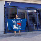Rico Industries NHL  New York Rangers Standard 3' x 5' Banner Flag-4