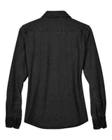 Harriton Women's Denim Shirt-2
