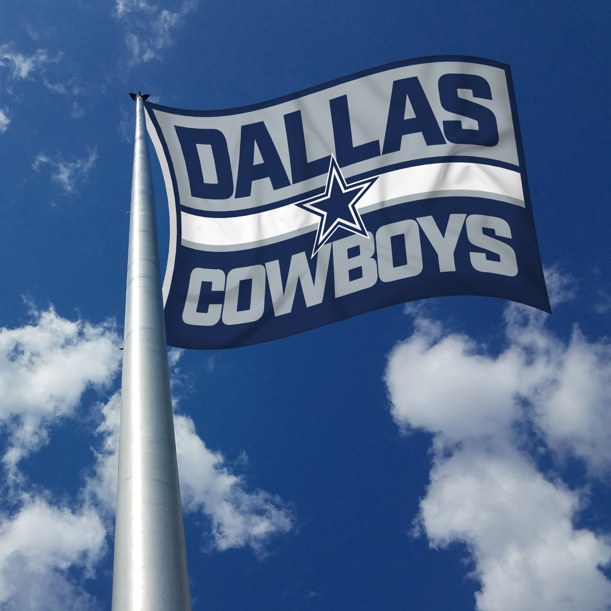 Rico Industries NFL  Dallas Cowboys Bold 3' x 5' Banner Flag-2