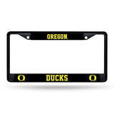 Rico Industries NCAA Oregon Ducks Chrome License Plate Frame with Plastic Inserts