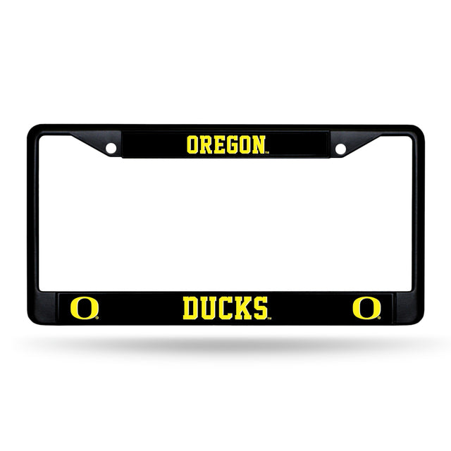Rico Industries NCAA Oregon Ducks Chrome License Plate Frame with Plastic Inserts