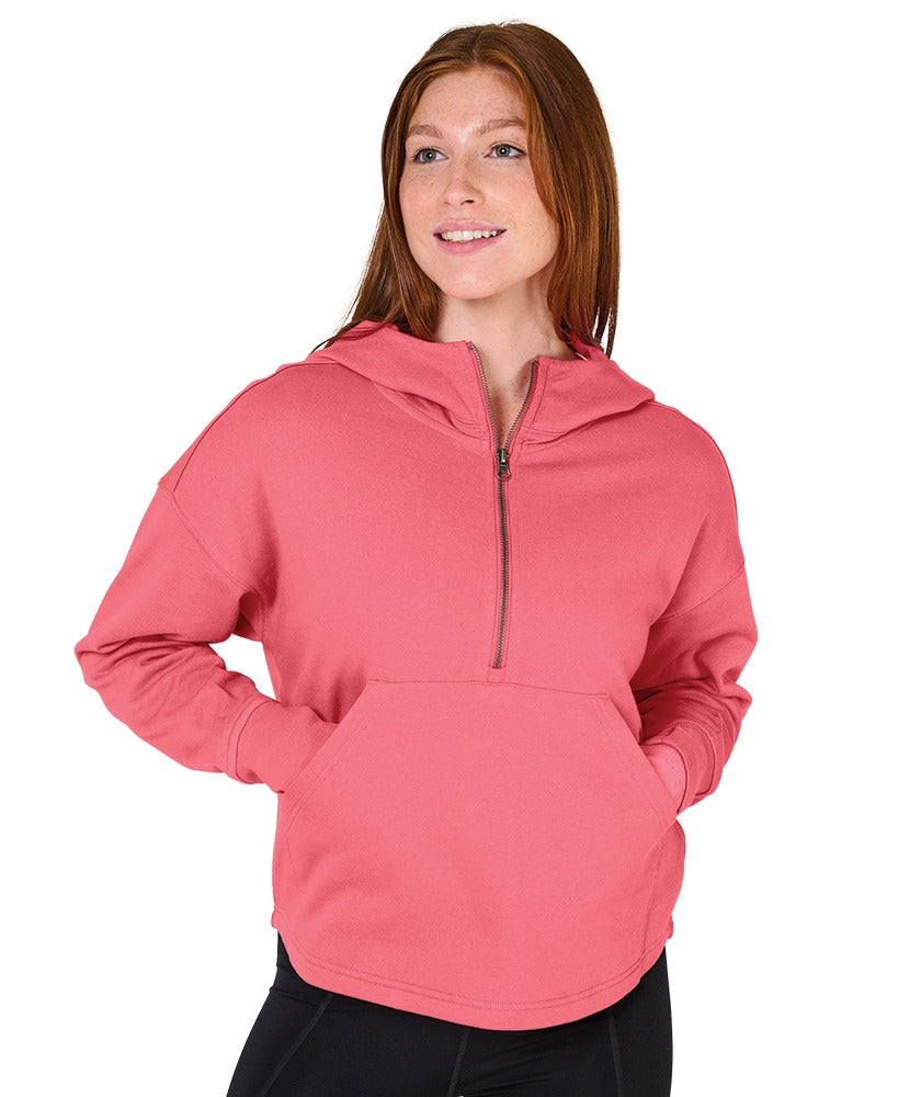 Charles River Women's Willow Scallop Hem Hoodie-2