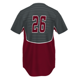 Russell Youth Sublimated Two-Buton Baseball Jersey Team Baseball Jerseys