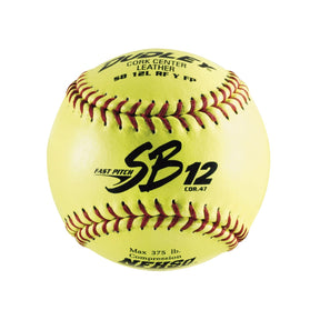 Dudley One Dozen NFHS SB12 Leather Fastpitch Softballs-1