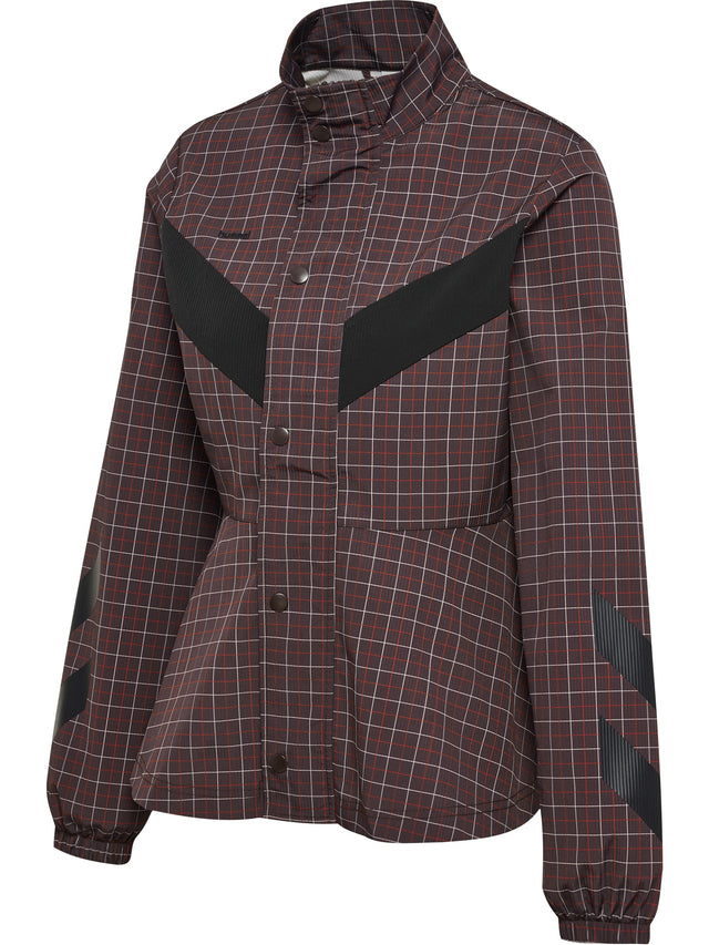 hummel Women's I-D Funnel Neck Check Jacket-1