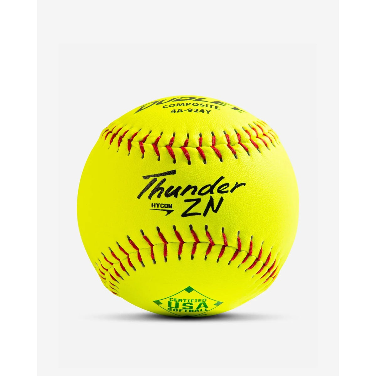 Dudley One Dozen USASB Hycon Leather Slowpitch Softballs