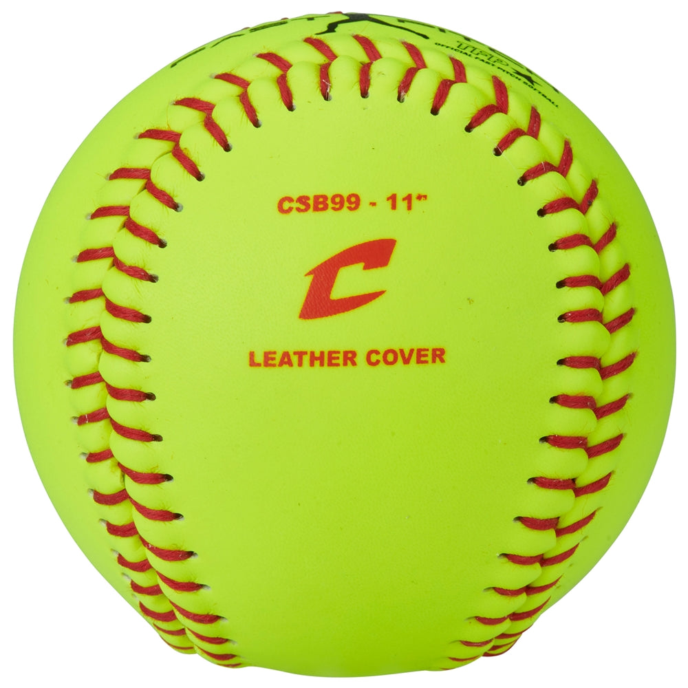 Champro 11” Fastpitch Leather Softball - Dozen