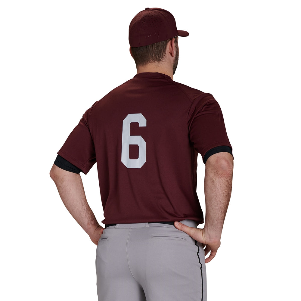 Champro Men's Turn Two 2 Button Baseball Jersey