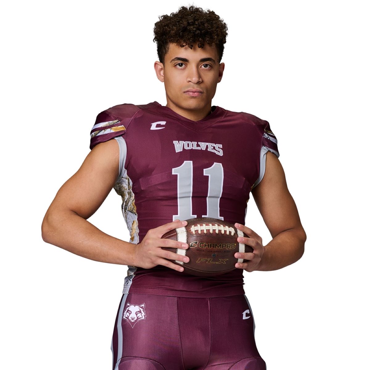 Custom RealTree Pattern Collegiate Football Jersey with Lineman-Cut Sleeves Team Football Jerseys