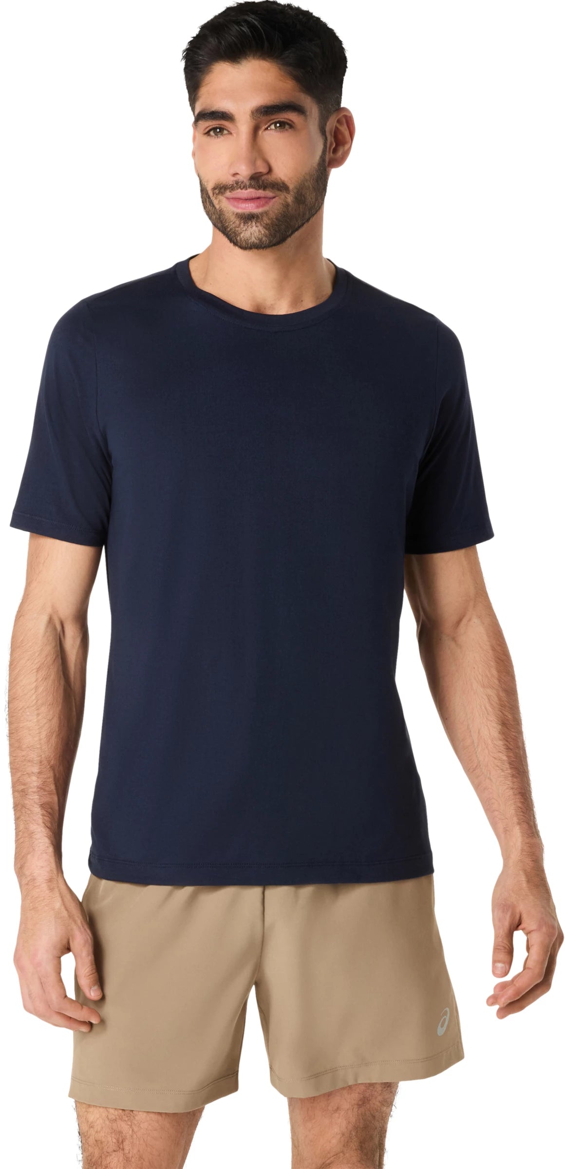 Asics Men's Short Sleeve Hthr Tech Top-1