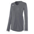 Mizuno Girl's Spike Long Sleeve Volleyball Jersey-1