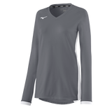 Mizuno Girl's Spike Long Sleeve Volleyball Jersey-1