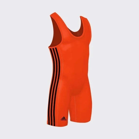adidas Youth 3 Stripes Wrestling Singlet-1