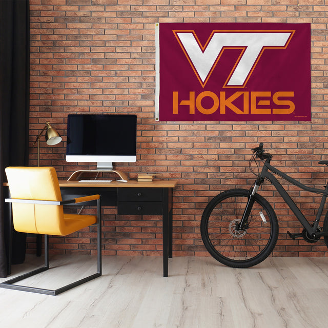 Rico Industries NCAA Virginia Tech Hokies Alternate 3' x 5' Banner Flag-1