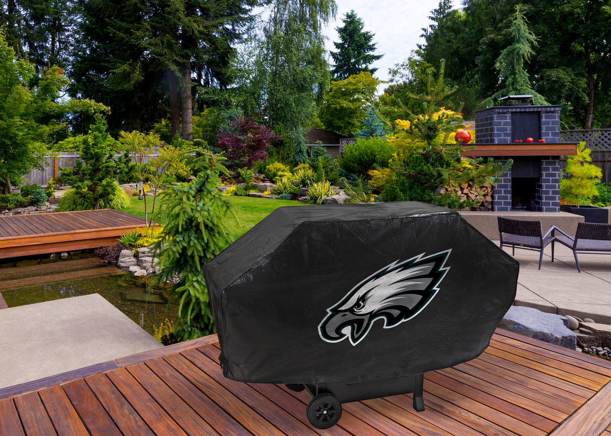Rico Industries NFL  Philadelphia Eagles Black Deluxe Grill Cover-1