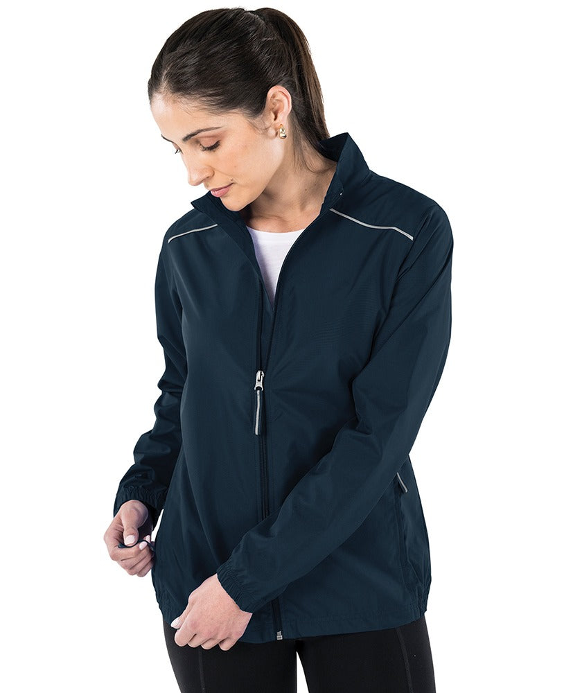 Charles River Women's Skyline Pack-N-Go Full Zip Reflective Jacket-2