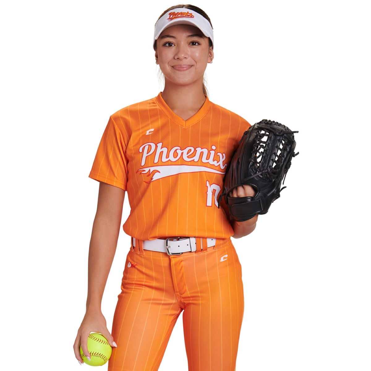 Custom V Neck Short Sleeve T-Shire Team Softball Jerseys