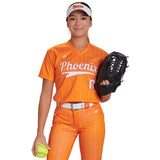 Custom V Neck Short Sleeve T-Shire Team Softball Jerseys