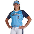 Custom Crew Neck Short Sleeve Loose Jersey Team Softball Jerseys
