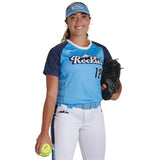 Custom Crew Neck Short Sleeve Loose Jersey Team Softball Jerseys