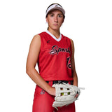 Custom Modified Racerback Sleeveless Jersey Team Softball Jerseys